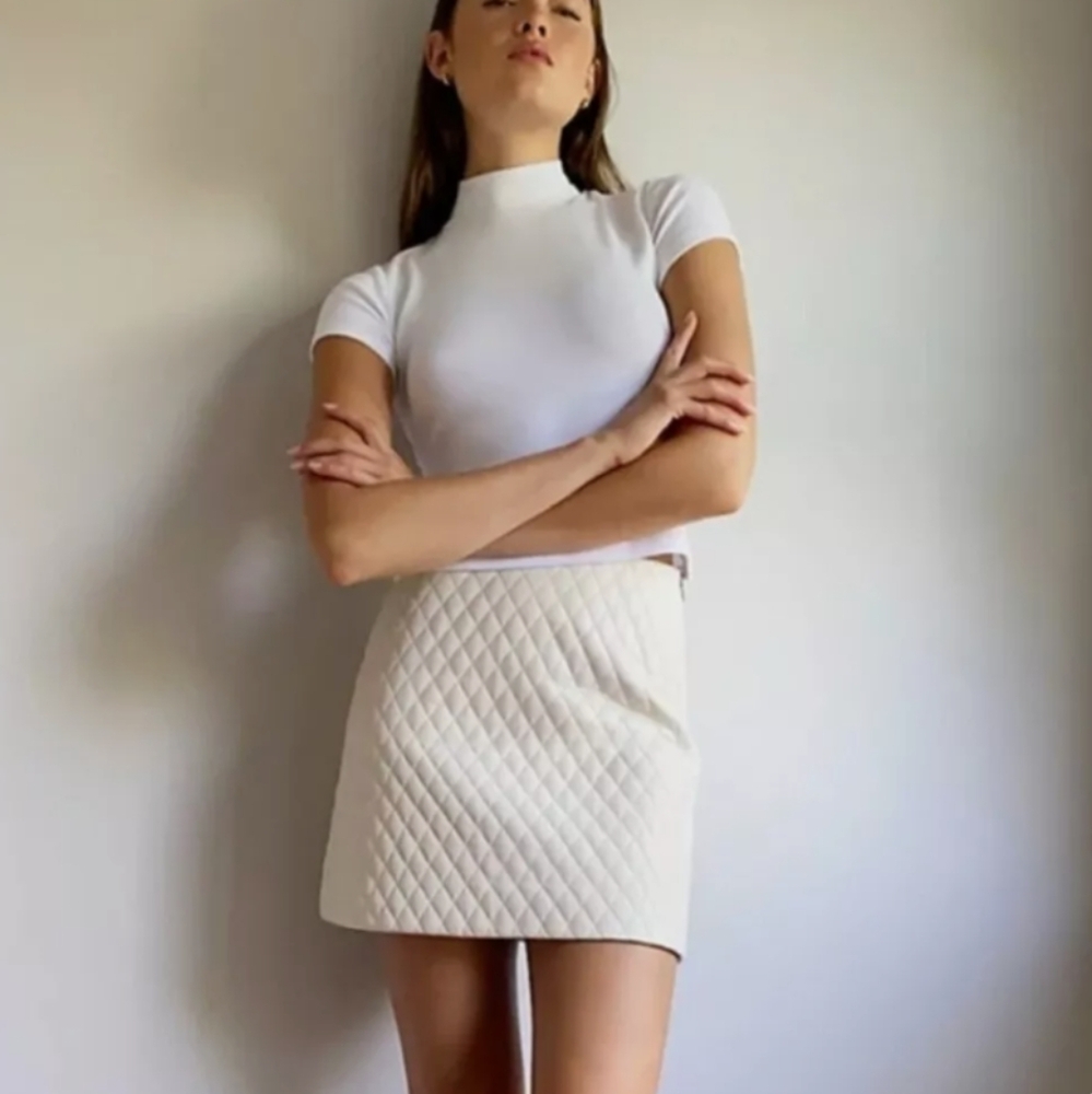 NWT - Size 2 - Aritzia - Sunday Best - Flynn Skirt in Bone